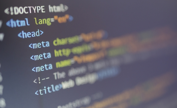 HTML Code in an editor program